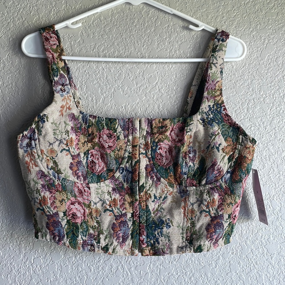 Wild Fable tapestry bustier